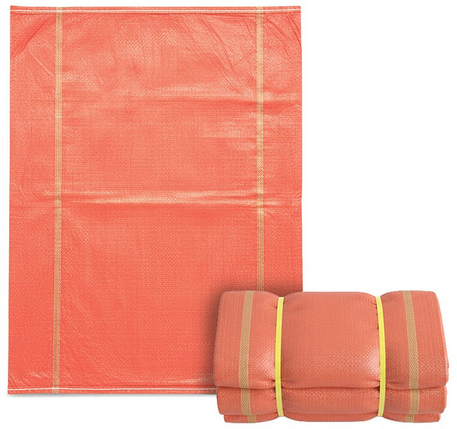 마대자루 80kg 폐기물 낙엽 포대 20개 레드계열, 50개, 적색계열