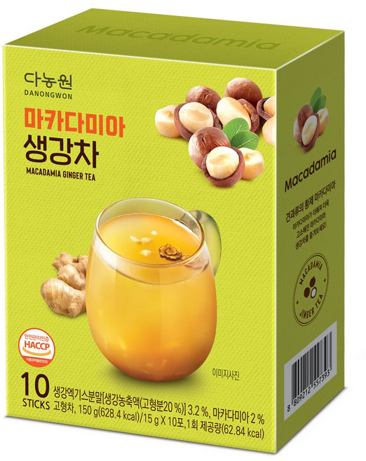 다농원 마카다미아 생강차, 15g, 10개입, 1개