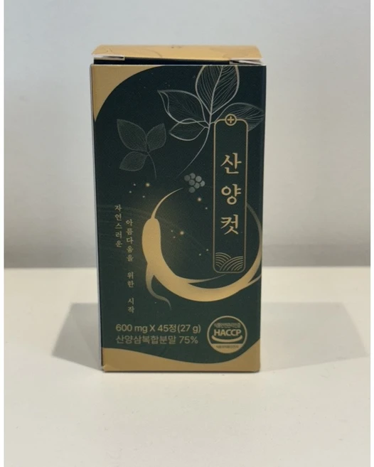 인삼추출물 산양삼추출물 산양컷 600mg, 1개 - 쿠팡