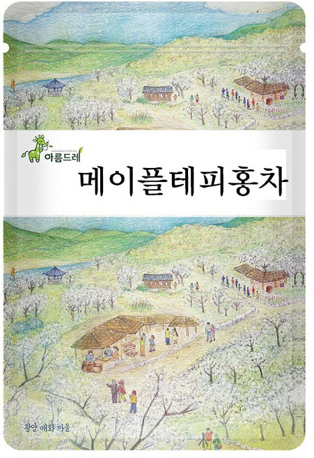 아름드레 100%옥수수 친환경 삼각티백 메이플테피홍차 25티백, 1.2g, 25개입, 1개