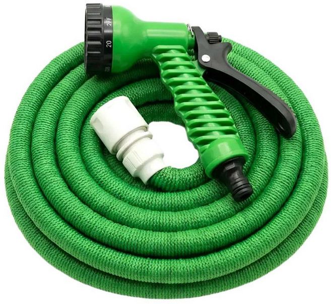 이지매직호스 5m 꼬이지않고 3배로늘어나는 국산 요술호스, 녹색, 5개