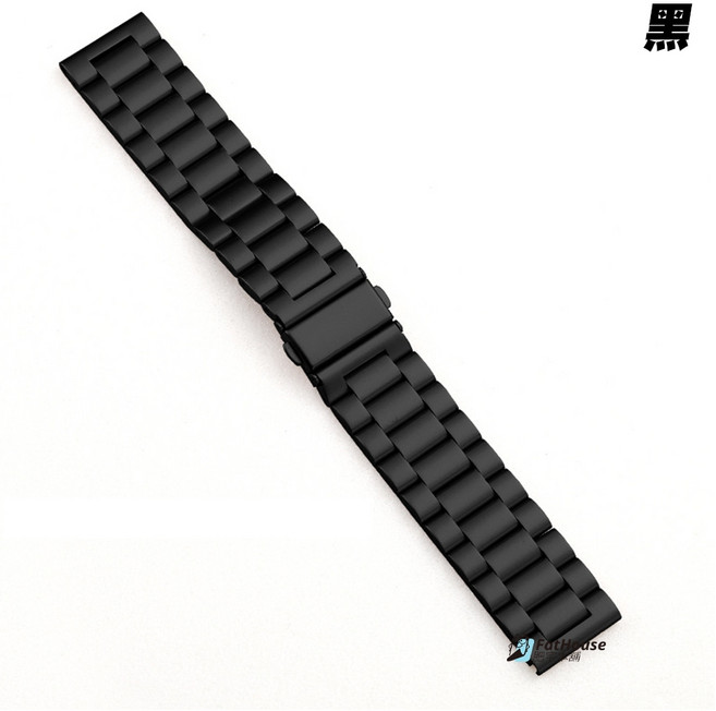 Garmin Forerunner 不鏽鋼錶帶, 1個, 黑色