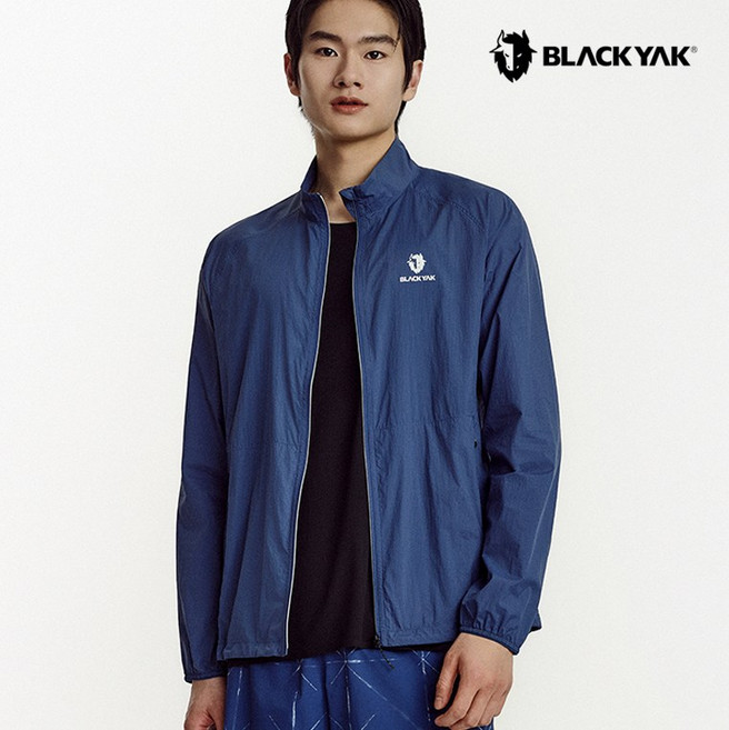 블랙야크 남성 트레일러닝 컴포트 방풍자켓 스포츠 마라톤 경량 바람막이 1BYJKMV001