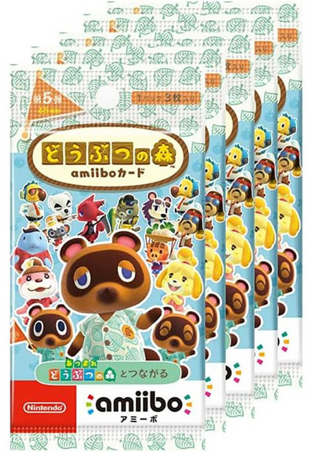 닌텐도 동물의숲 아미보 카드 5팩 세트 (5탄), 동물의 숲 amiibo 카드 5탄