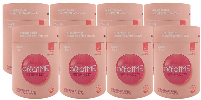 올앳미 종근당건강 기능성 콜라겐3270 콜라겐/히알루론산, 180g, 8개