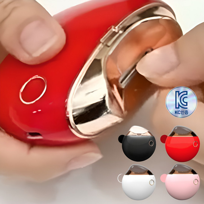 진볼리 신형 업그레이드 자동 손톱 발톱 깎이 KC인증 안전 설계 가족 모두를 위한 스마트 케어, 1개, 토트블랙