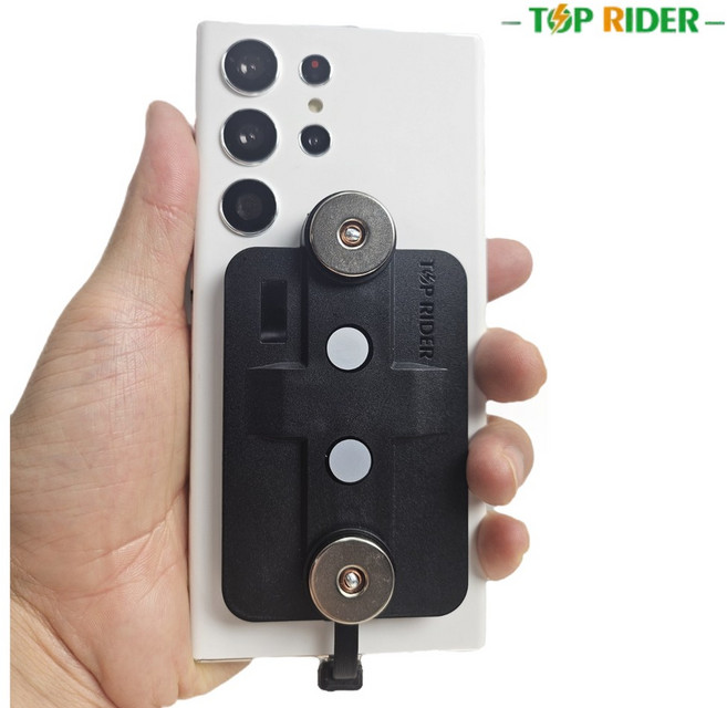 탑라이더 고속충전 배달대행 오토바이 전기자전거 충전패드 갤럭시 아이폰 C타입 8핀 자석패드 딱판 찍판, 스타터 세트
