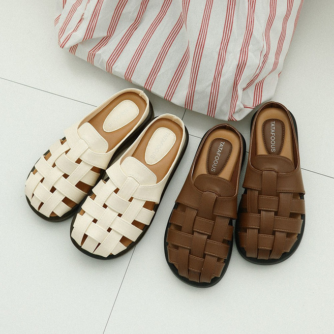 레아모 꼬임 뮬 피셔맨 블로퍼 슬리퍼 여름신발 2.5cm