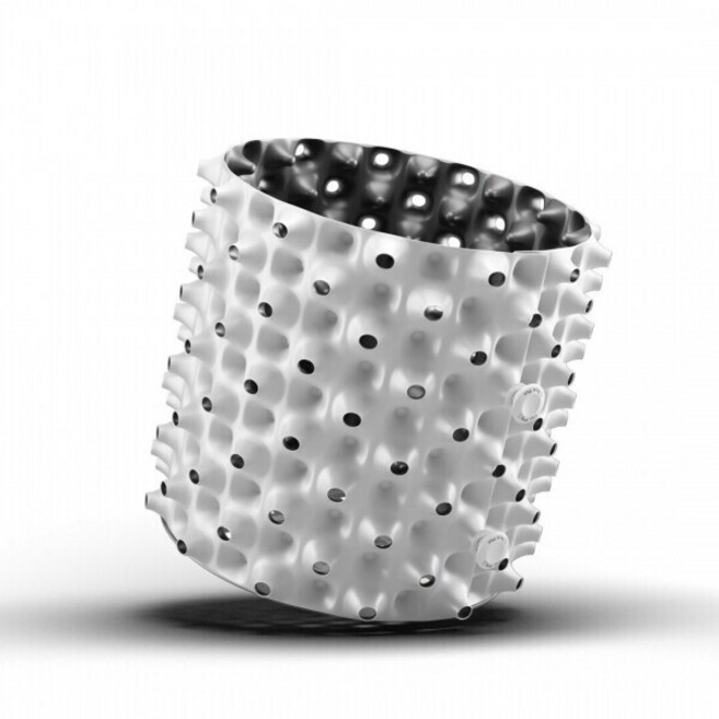 [가든팜] 에어푸르닝 포트 루트플러스 기능성 마술화분 식물 공기순환 뿌리건강 블루베리 조경 나무, 1개, 화이트