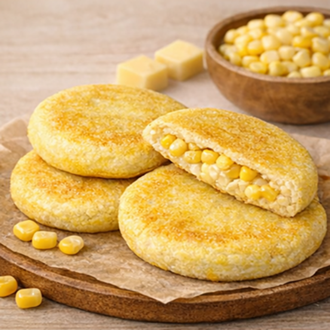 [호떡당] 초당옥수수 콘치즈호떡 대학로에서 줄서서 먹던 추억의 호떡, 2개, 450g