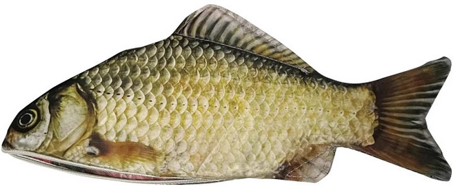 리빙릿 리얼한 생선필통 물고기 파우치 쓸데없는 친구 생일선물, 1개, 붕어