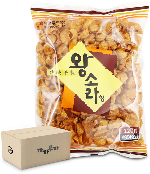 에코푸드 왕소라형 스낵, 20개, 120g
