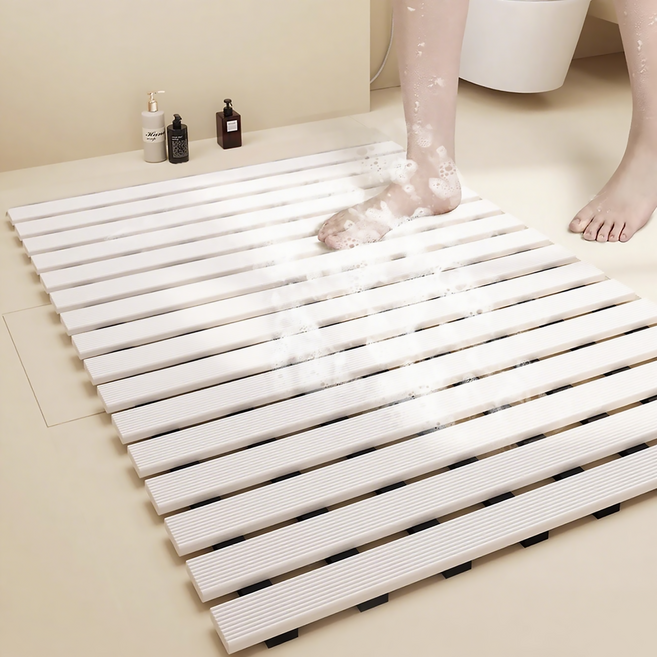 파센 미끄럼방지매트 욕실매트 베란다매트 항균 물빠짐, 1개, 화이트