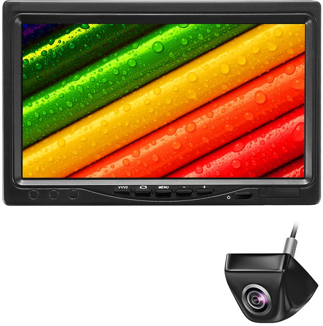 7인치 풀세트 후진자동반응 후방카메라, 02_7인치 풀세트(6M+블랙)