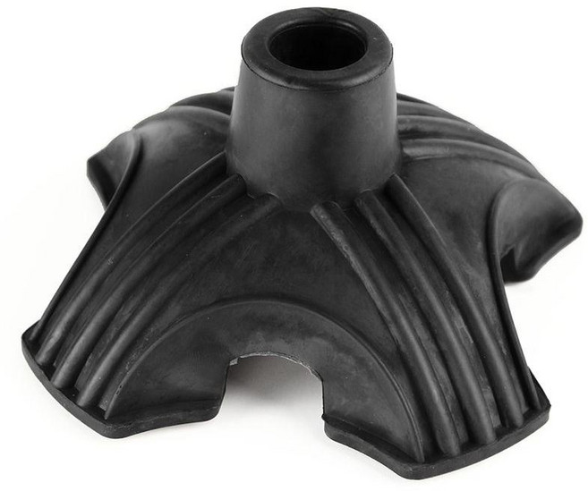 지팡이 목발 고무 패킹 패드 싱글 4발 풋 스페어 커버 16mm/19mm 보조용품, T36, 1개