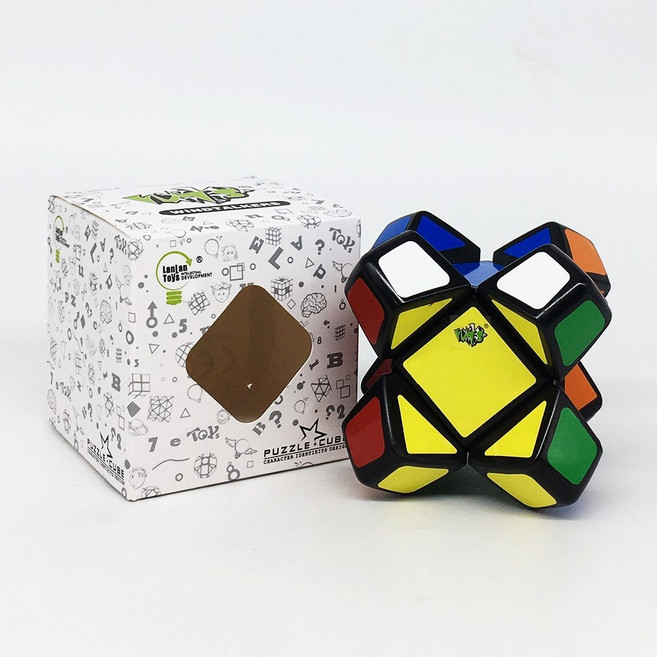 란란 4축 스큐브 피닉스 아이즈 큐브 LanLan 4-Axis Skewb Phoenix Eyes Cube 특수큐브 / 20개이상 구매시 마론 8색펜 1개 증정, 혼합색상