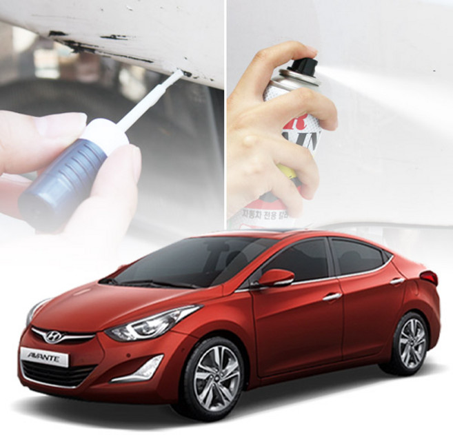 아반떼MD 카페인트 붓펜 스프레이 NKA N3S N5S RBC YAC UYS YT3