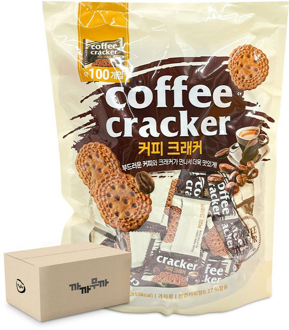 커피 크래커 500g 쿠키 비스킷, 12개