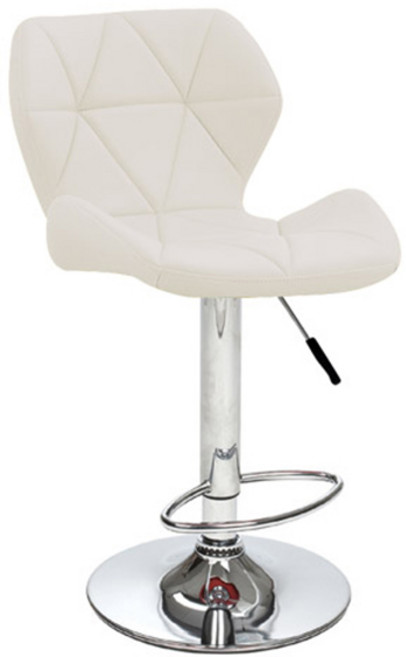 비엠코리아 누비 바텐의자(발걸이형) 홈바의자, 누비바텐(발걸이)아이보리, 아이보리