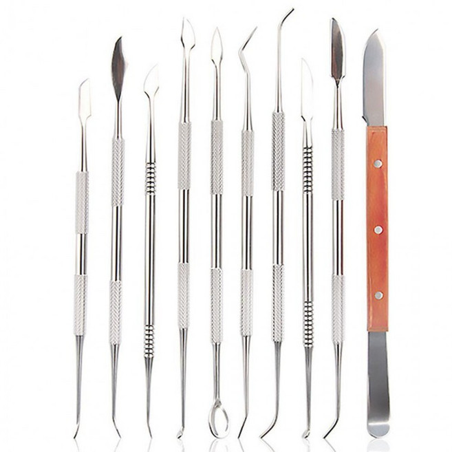 조각용 모델링 도자기도구 10종 세트 도예 공방용품 DIY