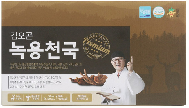 주원생활건강 김오곤 녹용천국, 1개, 2.1L