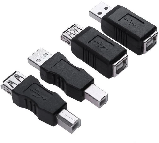易控王 USB轉接頭 (USB公對Type-B母), 1個, 40-747-01(USB公對Type-B母)