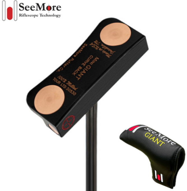 시모어 미니자이언트 제로토크 퍼터 커브백 CURVE BACK 오리엔트골프정품, 33인치