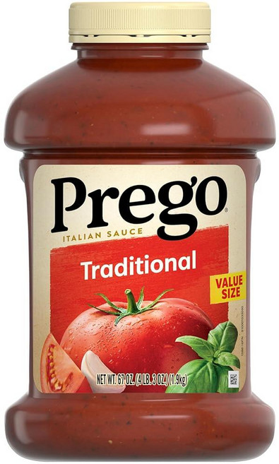 Prego 고기로 맛을 낸 이탈리아 토마토 파스타 소스 680.4g(24온스) 병, 396g, 1개