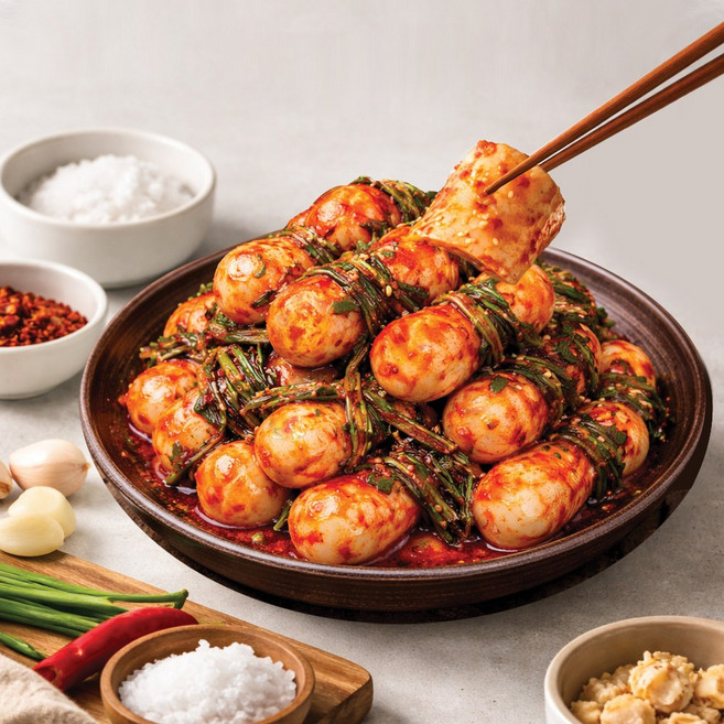 [갓미학]전라도 여수 국내산100% 알타리 총각무김치, 1kg, 1개