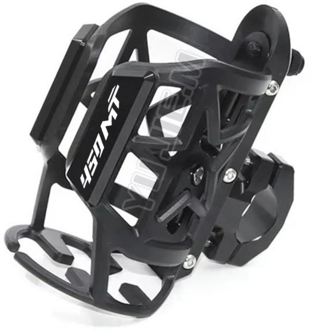 바이크 오토바이컵홀더 거치대 CF MOTO 450MT 450 MT MT450 -2025 2024 오토바이 액세서리 CNC 음료수 병 컵 홀더, [16] Black 450MT