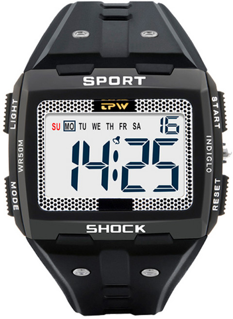 [LAB-TIMES] 사각스퀘어 남성남자군인군대 싸이클 등산 스포츠 방수 전자 손목시계 1005