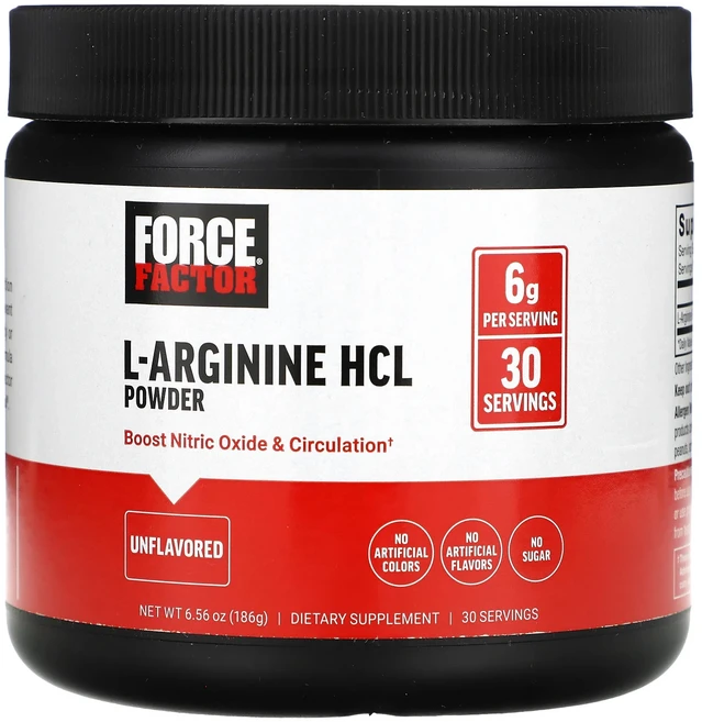 신상할인판매 Force Factor L-아르기닌 HCL 분말 무맛 186g(6.56oz) 최저가격, ForceFactorL아르기닌HCL분말무맛186g656, 186g, 1개 - 쿠팡