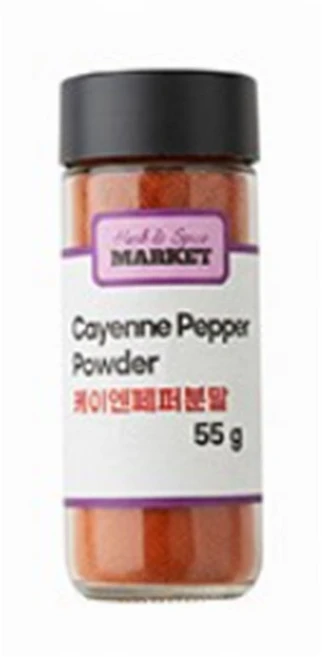 허브&스파이스 마켓 케이엔페퍼분말, 1개, 55g - 쿠팡