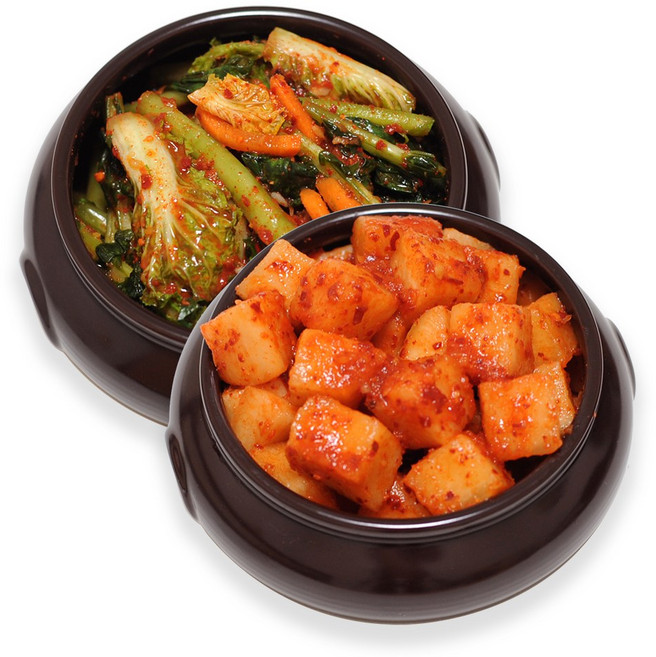 열무김치2kg + 깍두기2kg, 1개, 4kg