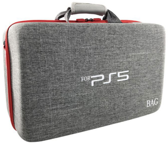 PS5 플스5 여행용 수납 가방 보관함 이동식 하드케이스, 단일상품(그레이투톤), 1개