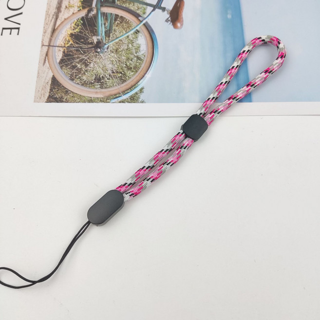 핸드폰 도난방지스트랩 유럽여행 분실방지 휴대폰줄 1개, 스파클 핑크