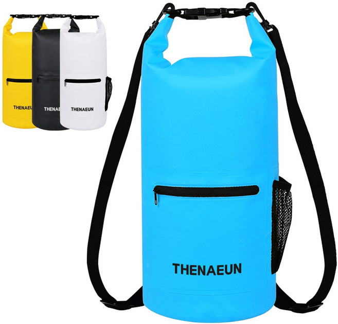 더나은 드라이백 물놀이 다용도 방수가방 10L, 옐로우