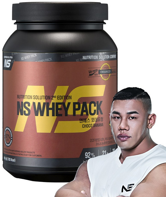 NS포대유청 초코바나나맛 WPC 단백질보충제, 1개, 450g