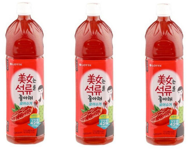 롯데칠성음료 미녀는 석류를 좋아해 1.5L 24개입, 24개