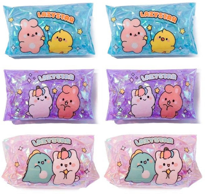 조선문방구 레이지스타 도망치는 미끌볼 혼합 6개, 1세트