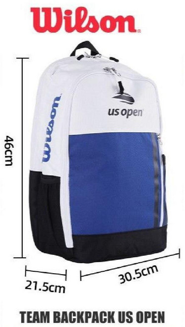 윌슨 롤랑가로스 화이트 테니스 수납 백팩 모음, 화이트블루 2PK 2022 US Open, 1개