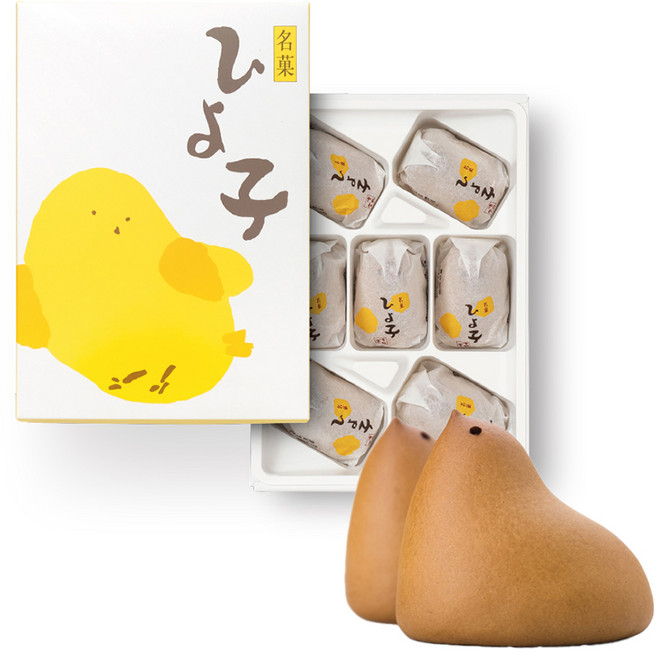 하카타 명과 히요코 병아리 만쥬 7개입 1박스, 1개