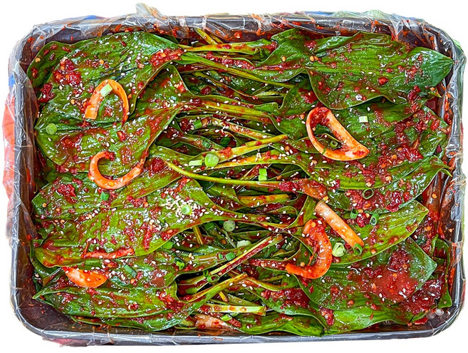 농가살리기 주미겸셰프 비법양념 명이나물김치, 1개, 500g