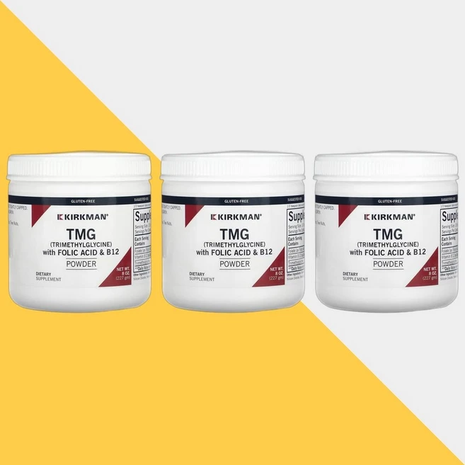 커크만랩스 TMG 엽산 비타민 B12 분말 227g 파우더 트라이메틸글리신 코발라민 3개 - 쿠팡