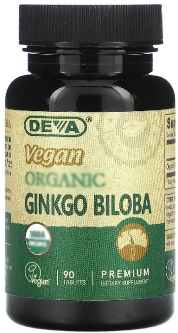 Deva Vegan 징코 Biloba 90정, 1개 - 쿠팡