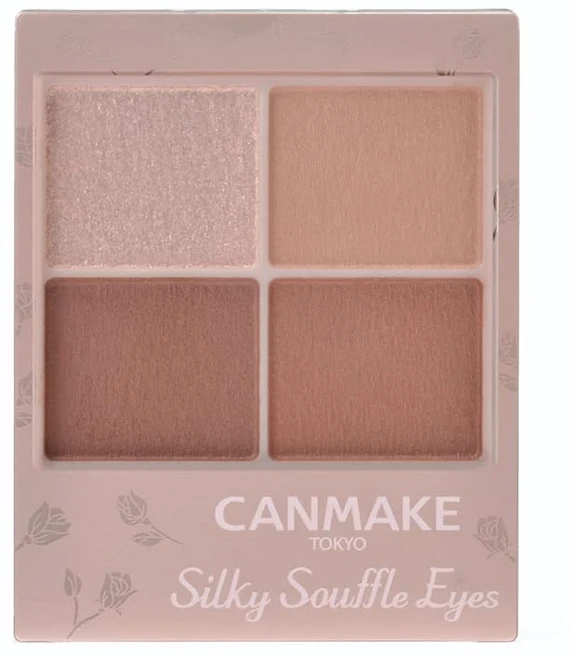 캔메이크 실키 수플레 아이즈(매트 타입) M05 마호가니 모카 4.4g 촉촉한 투명 매트 4색 아이섀도우 - 쿠팡