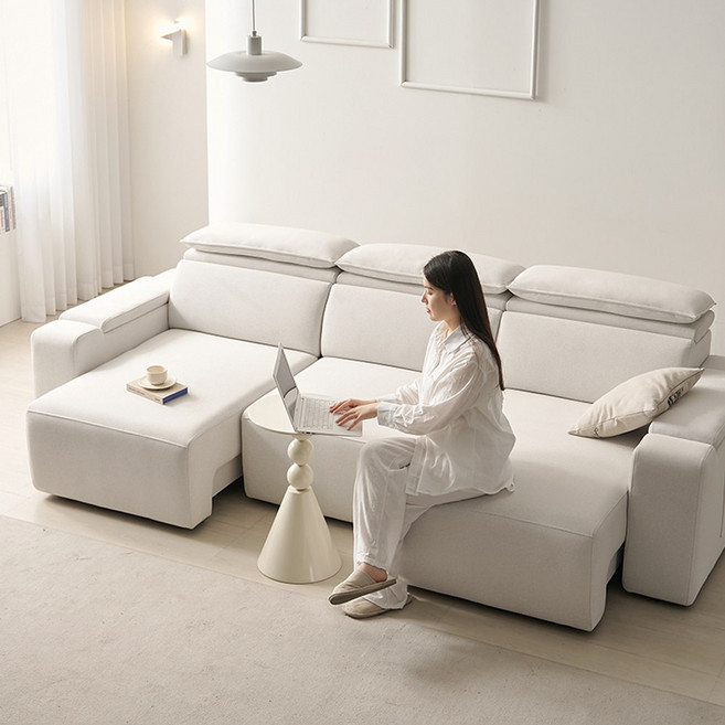 프린홈 모션핏 무빙 리클라이너 쇼파 슬라이드 3인용 소파 4인용 패브릭 소파