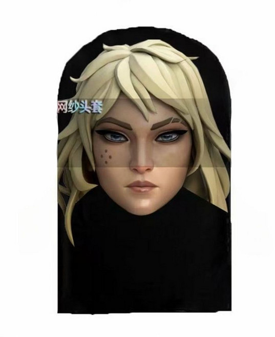 無畏契約 鋼索造型頭套 遊戲周邊面罩, 1個, 無畏契約-鋼索