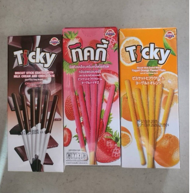 Ticky 奇趣棒 餅乾巧克力, 1個, 牛奶巧克力