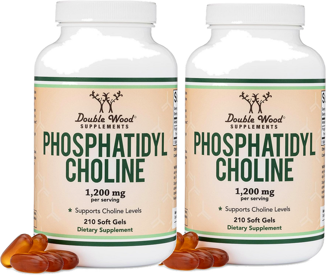 더블우드 포스파티딜콜린 1200mg, 210정, 2개